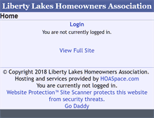 Tablet Screenshot of libertylakeswauconda.org